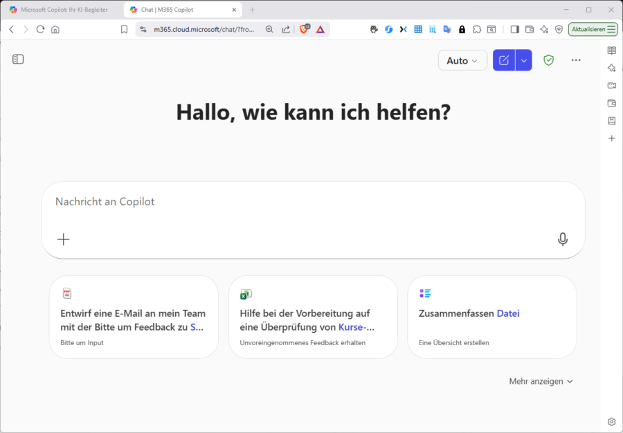 M365 Copilot Web
